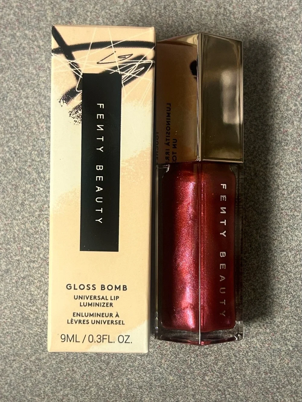 Fenty Beauty Gloss Bomb Lip Luminizer - Shimmery Red- RiRi 08